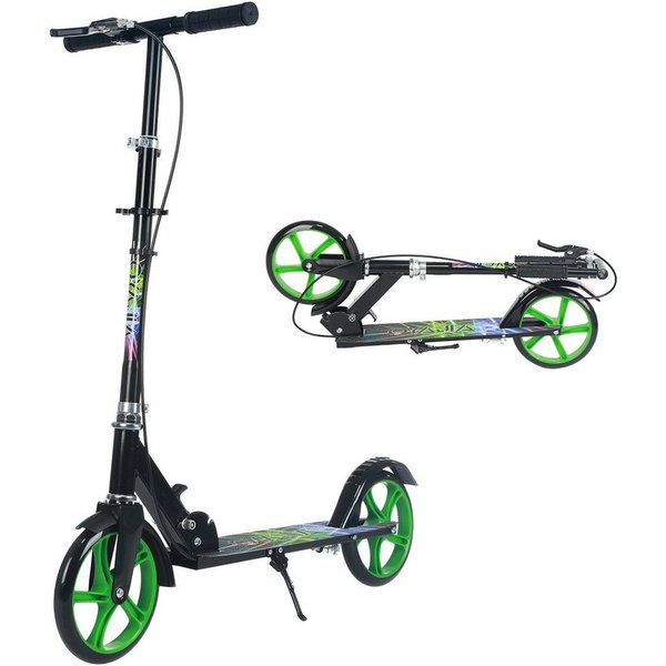 oyajia Cityroller Tretroller Kickroller Cityroller Kinderroller Erwachsene Scooter, (Faltbar Tret-Roller höhenverstellbarer Cityroller), mit Klappfunktion, Kind