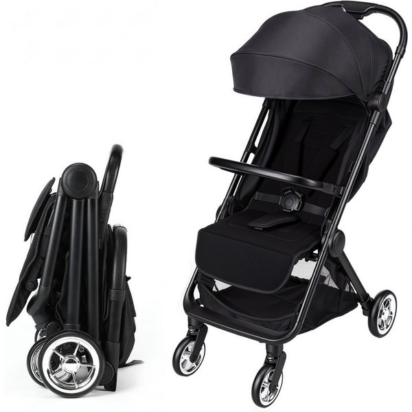 oyajia Kinder-Buggy Reisebuggy, kompakt faltbar, 0–4 Jahre, (Stadt-Buggy, Reisebuggy, faltbar), Zusammenklappen mit einer Hand, Liegeposition