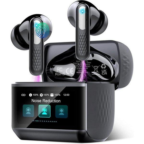 OYLCDI Bluetooth Kopfhörer,ANC mit Touch Control Bluetooth 5.4 Stereo In-Ear-Kopfhörer (Reduzierung des Anrufrauschens und Intelligente Bassoptimierung, HiFi St