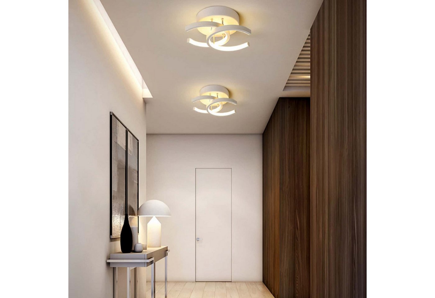 OYLCDI Deckenleuchten Deckenleuchte 3 Farbtemperaturen Dimmbar Deckenlampe 22W 3000-6000K, LED fest integriert, Warmweiß Kaltweiß, Neutralweiß, LED Deckenleucht – Bild 5 von 5