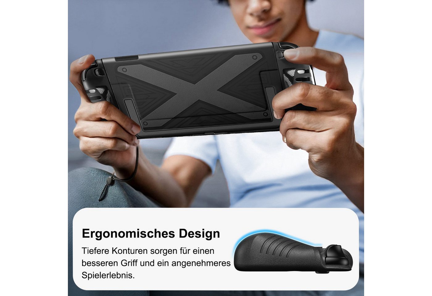 OYLCDI Dockable Hülle für Nintendo Switch 2, Stoßfeste PC+TPU Griffhülle Zubehör Nintendo (Weich Komfort Stoßfest Antikratz Schutzhülle, Kompatibel mit Konsole  – Bild 2 von 4