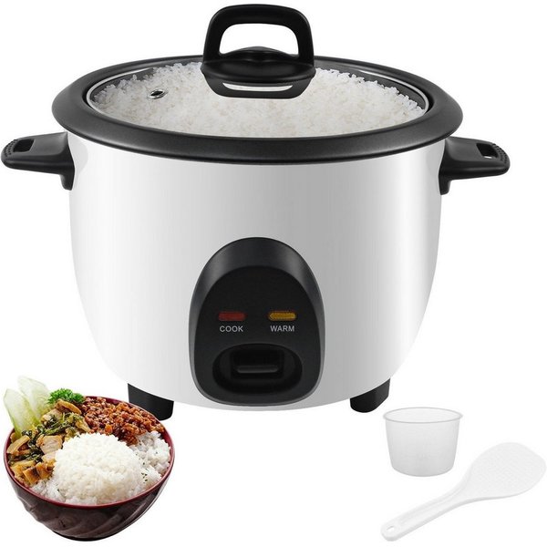 OZAVO Reiskocher OZRC-10 1L Warmhaltefunktion Mit Messbecher und Löffel, 400 W, Mini Schnellkochtopf klein reiskocher rice cooker