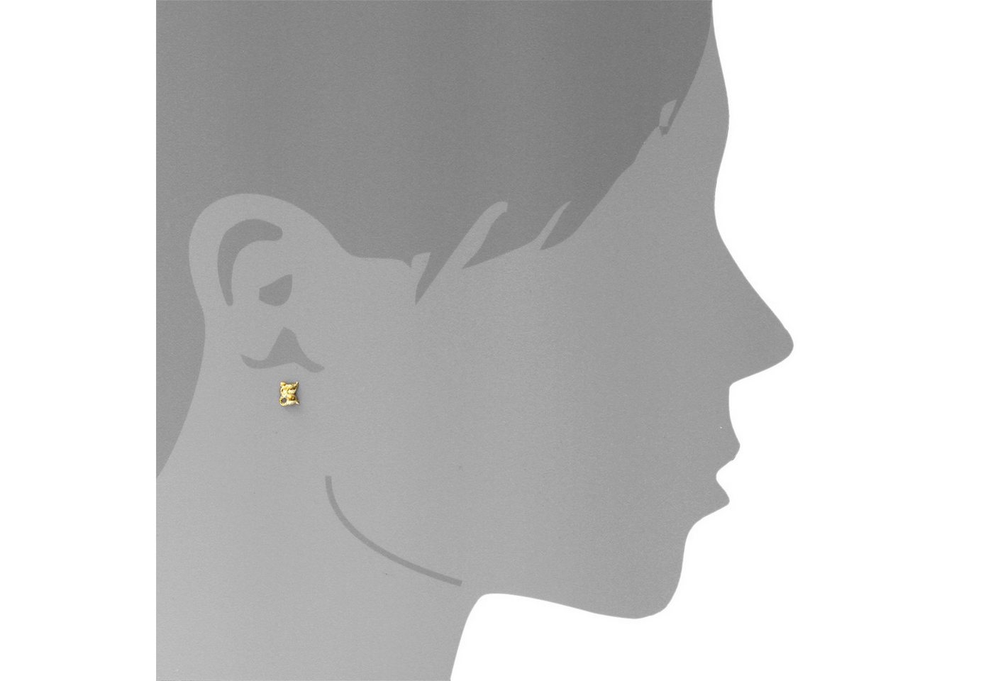 OSTSEE-SCHMUCK Paar Ohrstecker Ostsee-Schmuck Ohrstecker Mäuschen Ohrstecker Mäuschen (2-tlg) – Bild 3 von 4