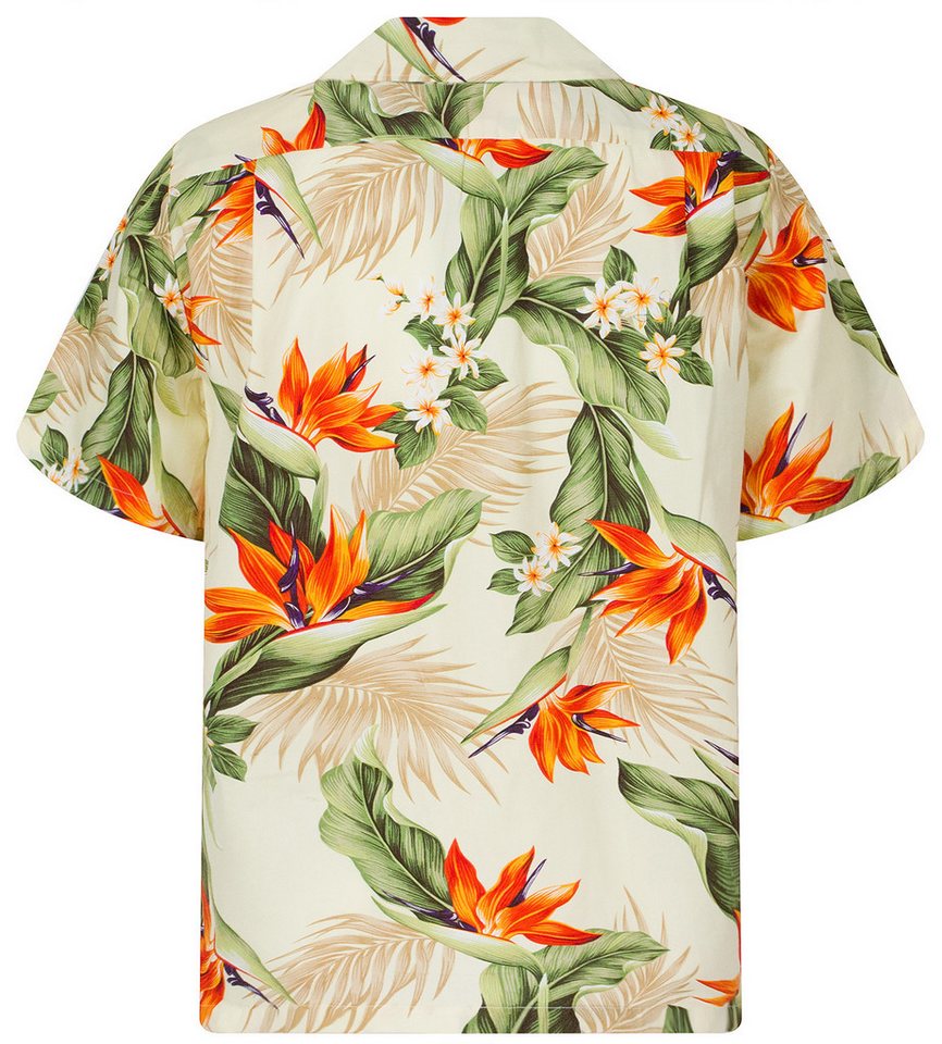 Pacific Legend Hawaiihemd "Strelitzie" Herren Kurzarm Baumwolle Kokosknöpfe Original Hawaii – Bild 4 von 5