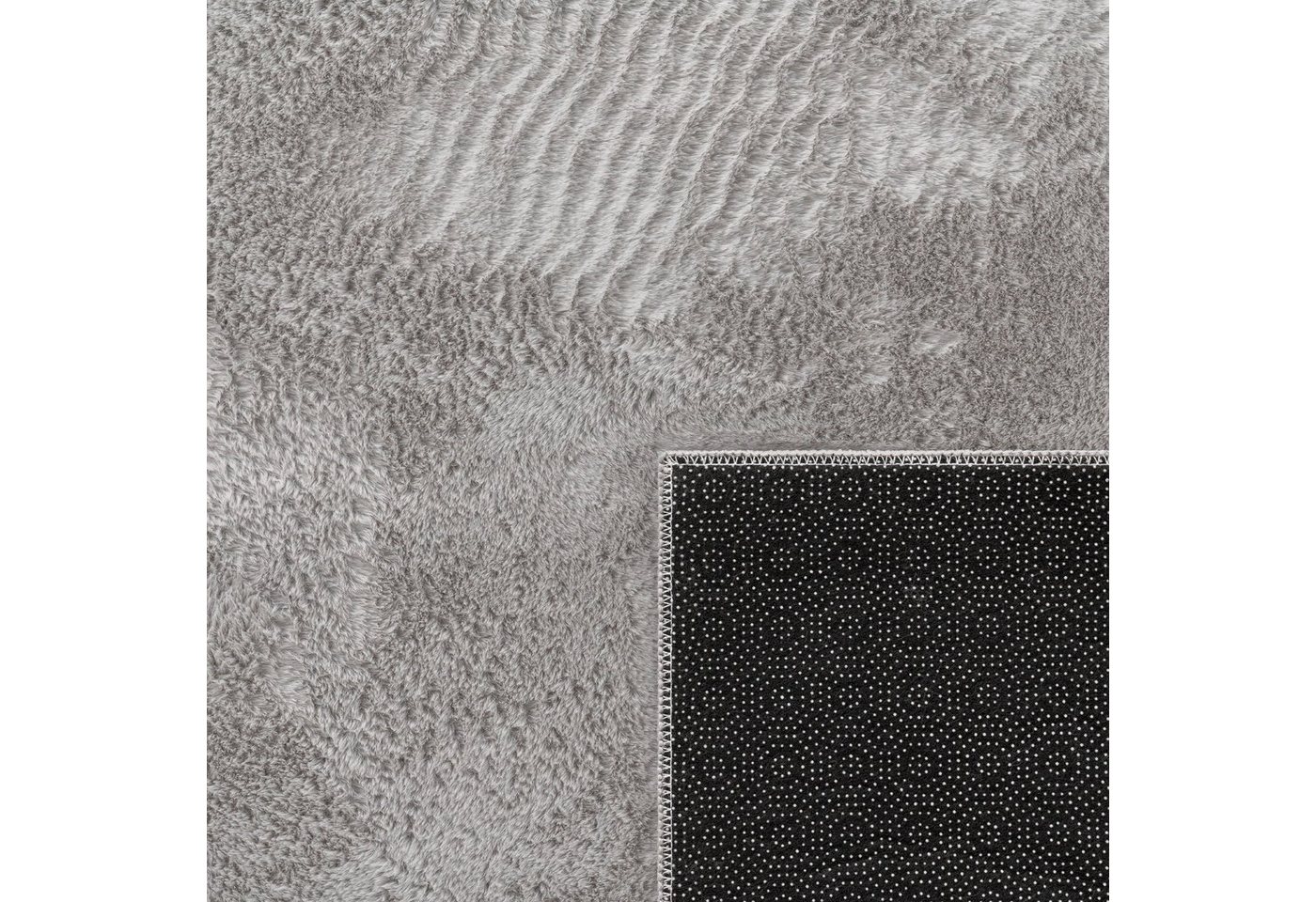 Paco Home Fellteppich Kunstfell Soft 380, rechteckig, Höhe: 14 mm, Langflor, Kuschelteppich - besonders weich, Uni-Farben – Bild 3 von 5