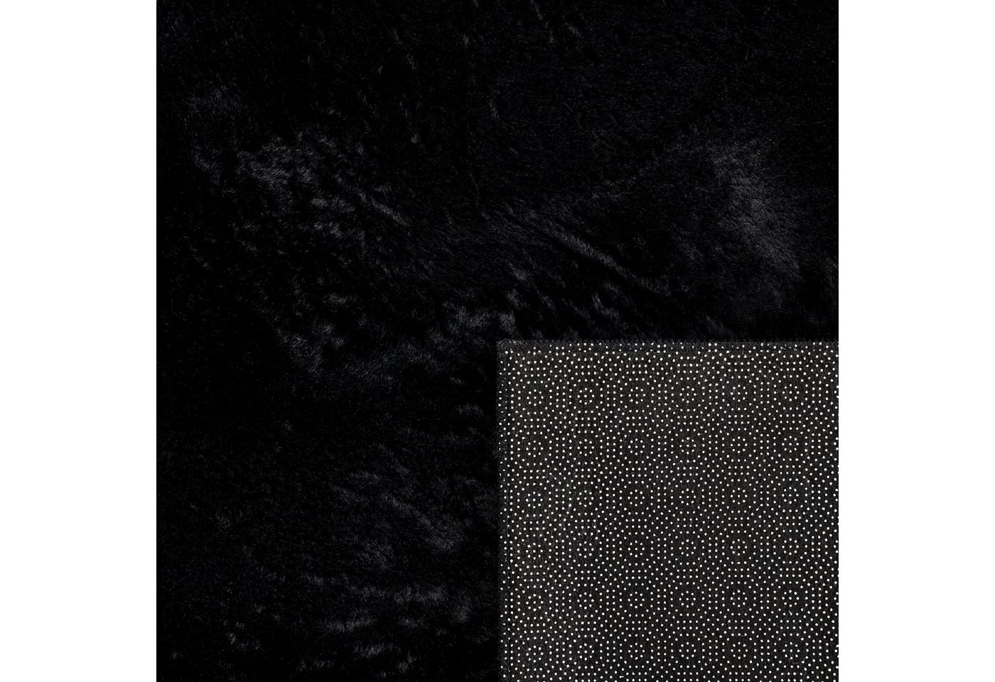 Paco Home Fellteppich Kunstfell Soft 380, rechteckig, Höhe: 14 mm, Langflor, Kuschelteppich - besonders weich, Uni-Farben – Bild 3 von 5