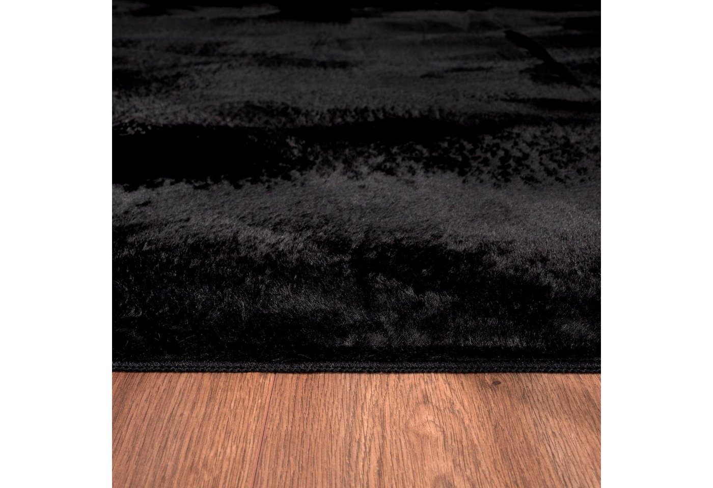 Paco Home Fellteppich Kunstfell Soft 380, rechteckig, Höhe: 14 mm, Langflor, Kuschelteppich - besonders weich, Uni-Farben – Bild 4 von 5