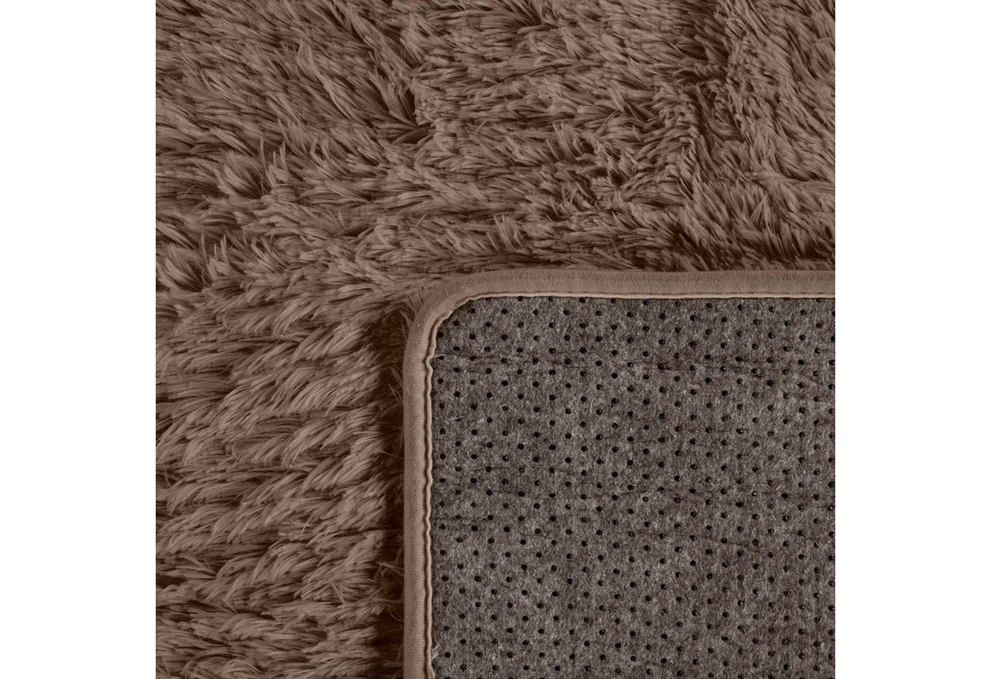 Paco Home Hochflor-Teppich Silky 591, rechteckig, Höhe: 37 mm, Uni-Farben, besonders weich und kuschelig, Wohnzimmer – Bild 3 von 5
