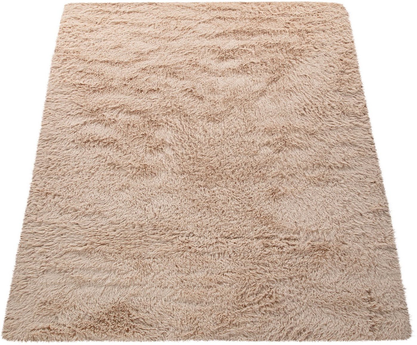 Paco Home Hochflor-Teppich Silky 591, rechteckig, Höhe: 37 mm, Uni-Farben, besonders weich und kuschelig, Wohnzimmer – Bild 2 von 5