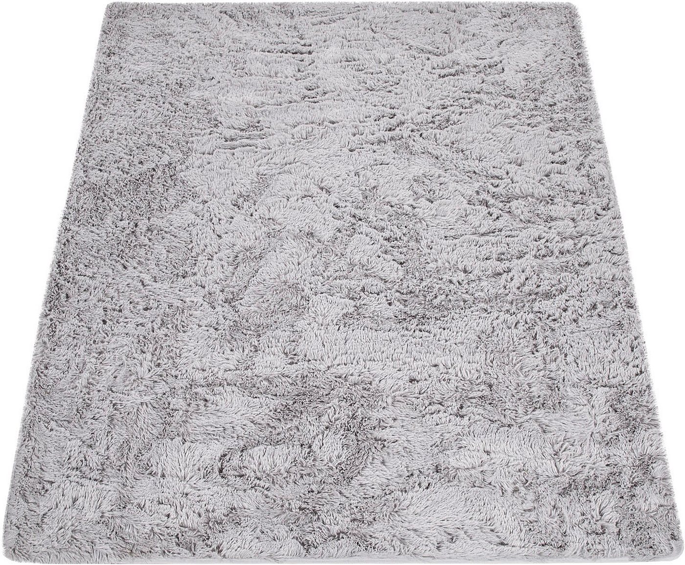 Paco Home Hochflor-Teppich Silky 591, rechteckig, Höhe: 37 mm, Uni-Farben, besonders weich und kuschelig, Wohnzimmer – Bild 2 von 5