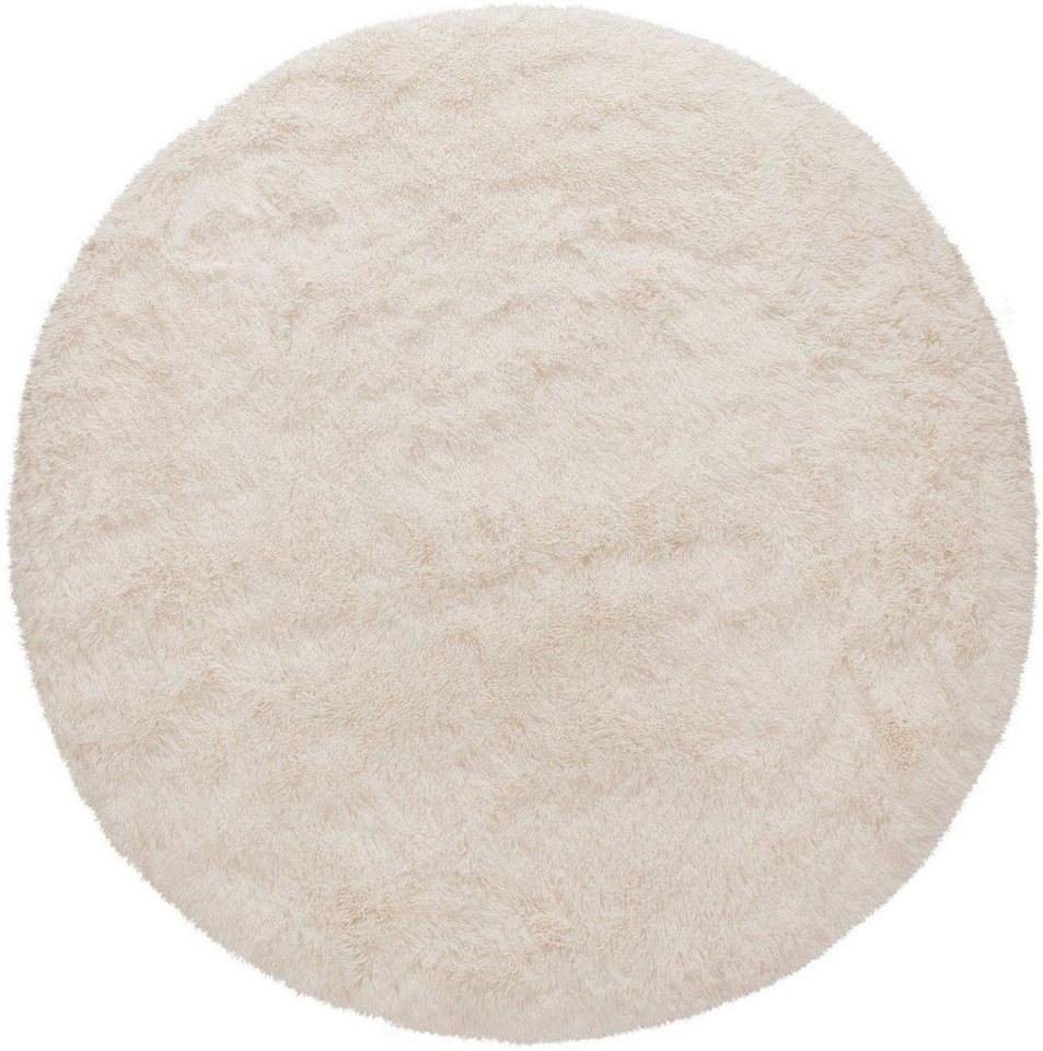 Paco Home Hochflor-Teppich Silky 591, rund, Höhe: 37 mm, Uni Farben, besonders weich und kuschelig – Bild 2 von 5