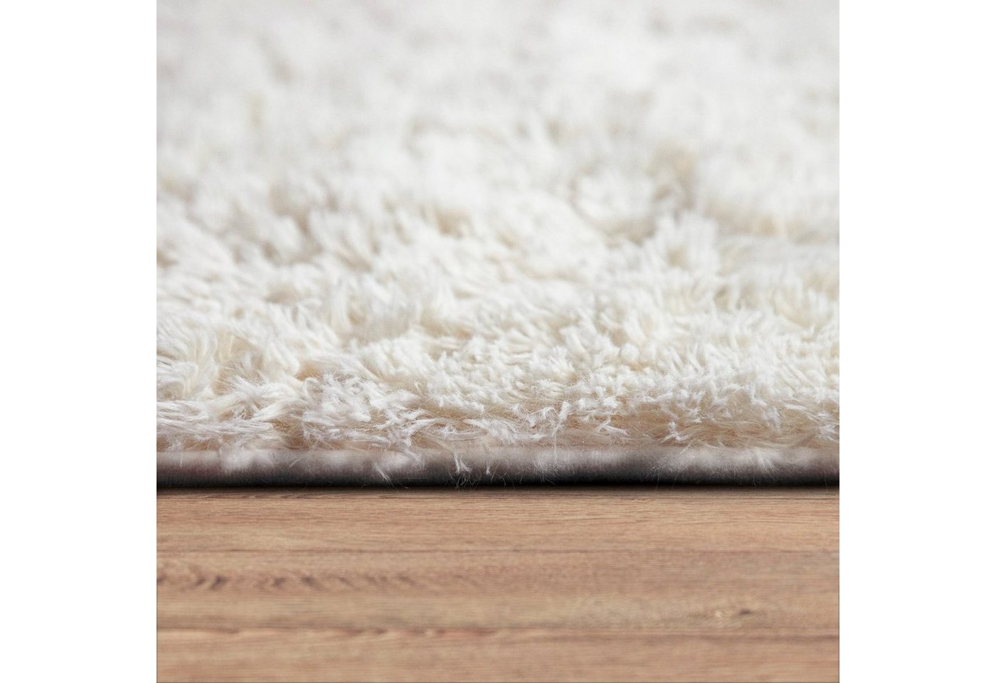 Paco Home Hochflor-Teppich Silky 591, rund, Höhe: 37 mm, Uni Farben, besonders weich und kuschelig – Bild 3 von 5