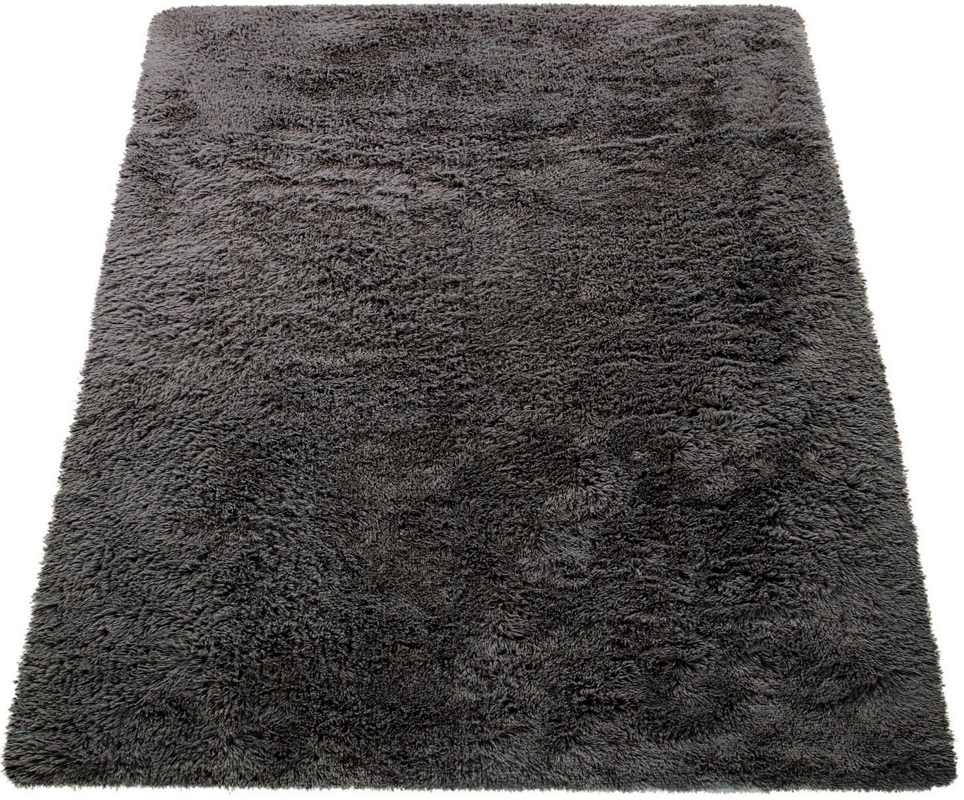 Paco Home Hochflor-Teppich Silky 591, rechteckig, Höhe: 37 mm, Uni-Farben, besonders weich und kuschelig, Wohnzimmer – Bild 2 von 5