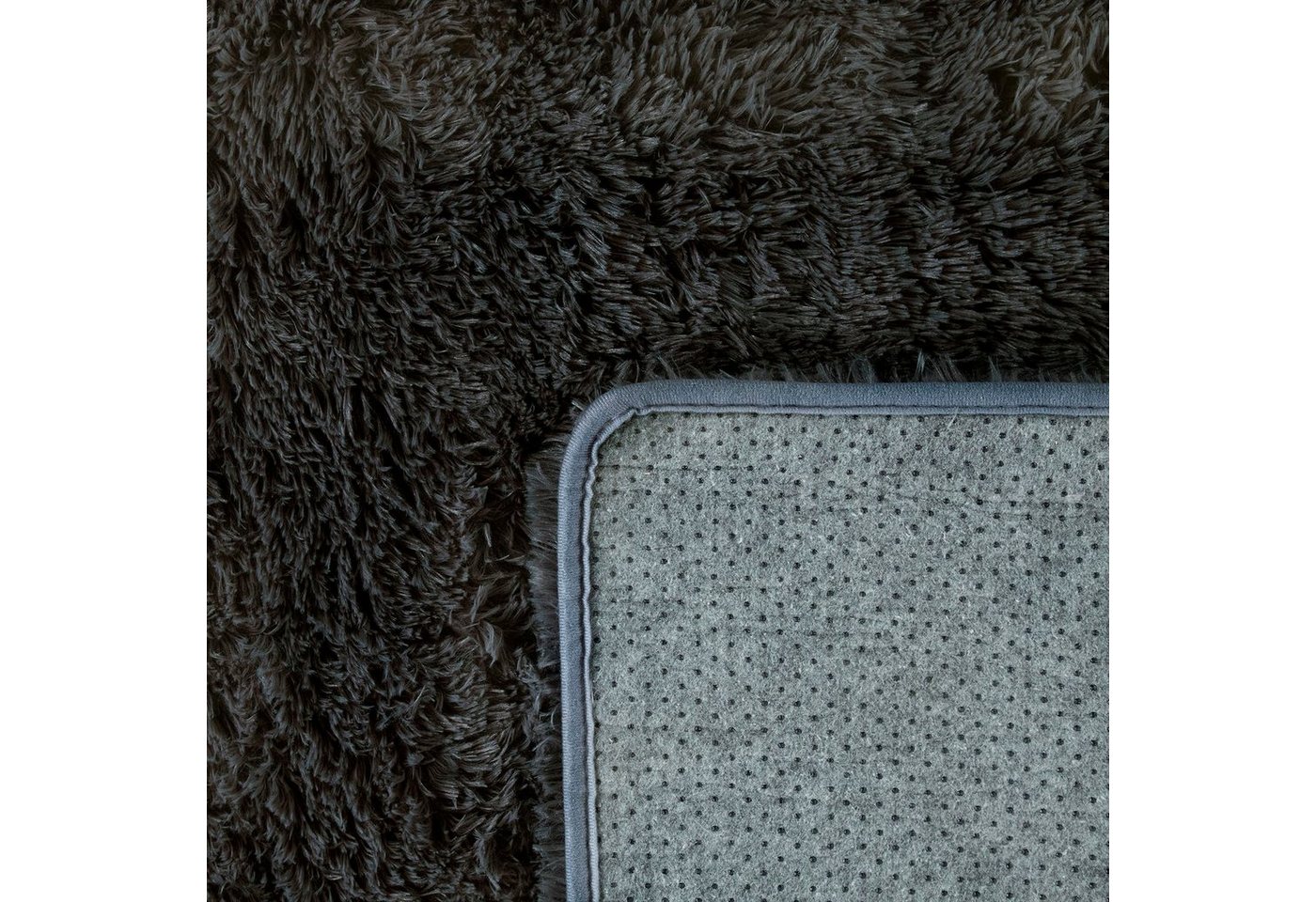 Paco Home Hochflor-Teppich Silky 591, rechteckig, Höhe: 37 mm, Uni-Farben, besonders weich und kuschelig, Wohnzimmer – Bild 3 von 5