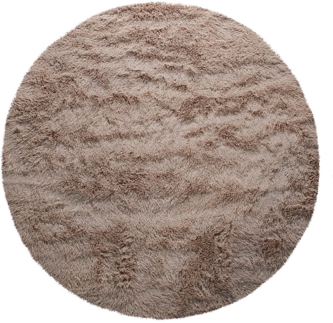 Paco Home Hochflor-Teppich Silky 591, rund, Höhe: 37 mm, Uni Farben, besonders weich und kuschelig – Bild 2 von 5