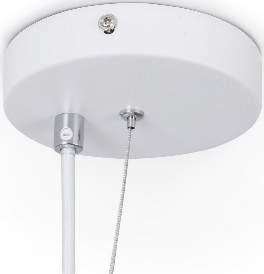 Paco Home Pendelleuchte KUTTER, ohne Leuchtmittel, LED, E27, Lampe Für Wohnzimmer Esszimmer Küche, Höhenverstellbar – Bild 4 von 5