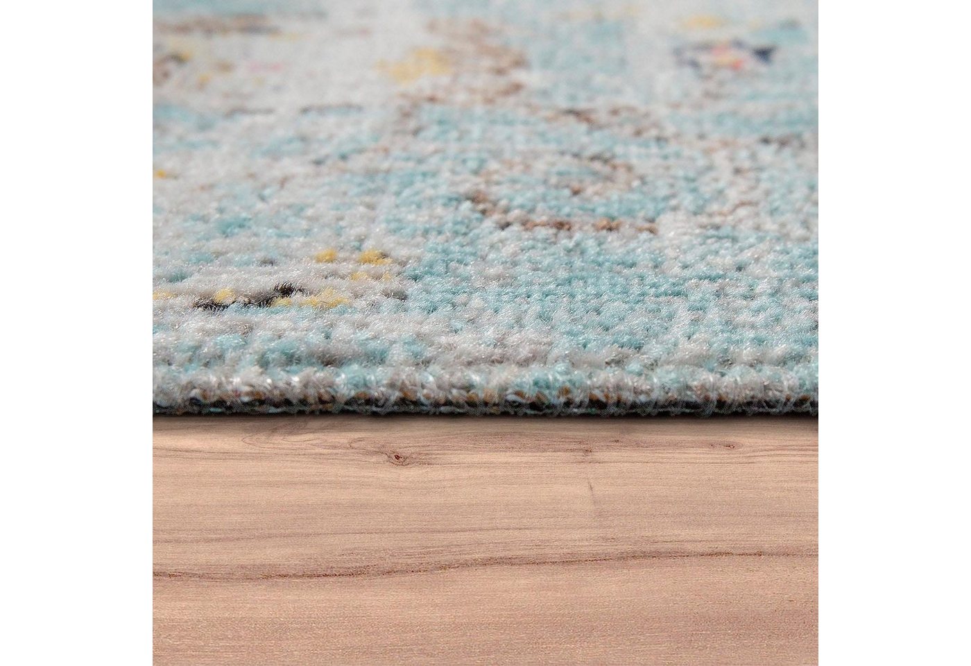 Paco Home Teppich Artigo 401, rechteckig, Höhe: 2 mm, Kurzflor, Orient-Optik, Vintage Design, In- und Outdoor geeignet – Bild 3 von 5