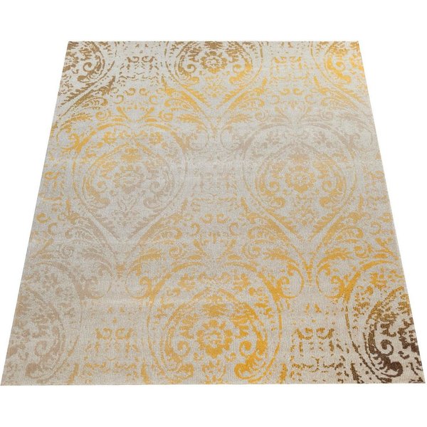 Paco Home Teppich Artigo 415, rechteckig, Höhe: 4 mm, Kurzflor, Motiv Ornamente, Vintage Design, In- und Outdoor geeignet