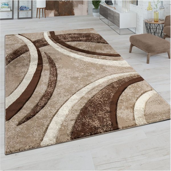 Paco Home Teppich Brillance 758, rechteckig, Höhe: 14 mm, Kurzflor, modernes geometrisches Design, auch als Läufer