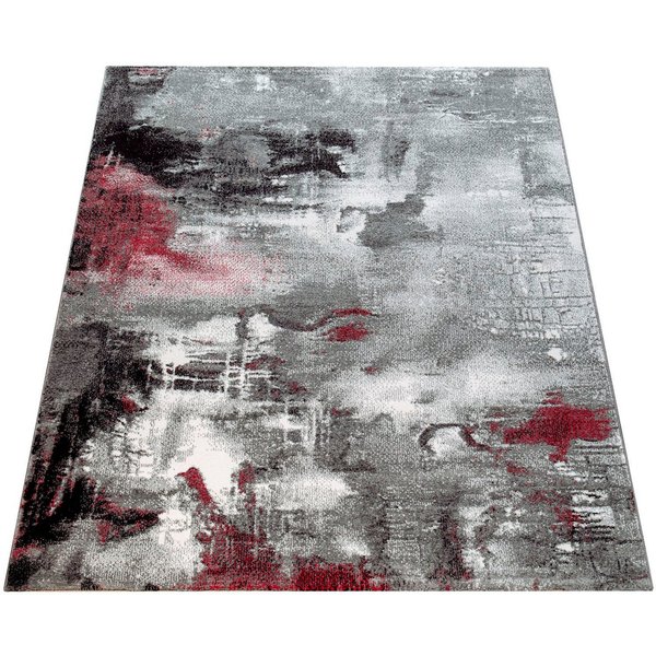 Paco Home Teppich Canvas 754, rechteckig, Höhe: 16 mm, Kurzflor, modernes Design, mit Arizona Leinwand Optik