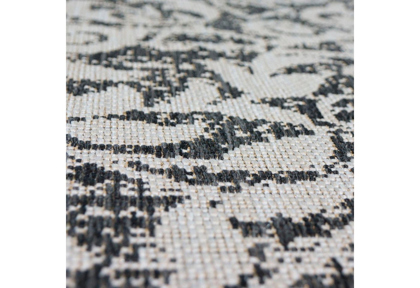 Paco Home Teppich Coco 202, rechteckig, Höhe: 4 mm, Flachgewebe, Vintage Design, In- und Outdoor geeignet – Bild 3 von 5