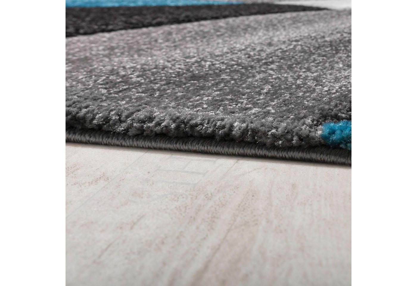 Paco Home Teppich Diamond 664, rechteckig, Höhe: 16 mm, 3D-Design, Kurzflor, 3D-Design, modernes geometrisches Muster – Bild 2 von 4
