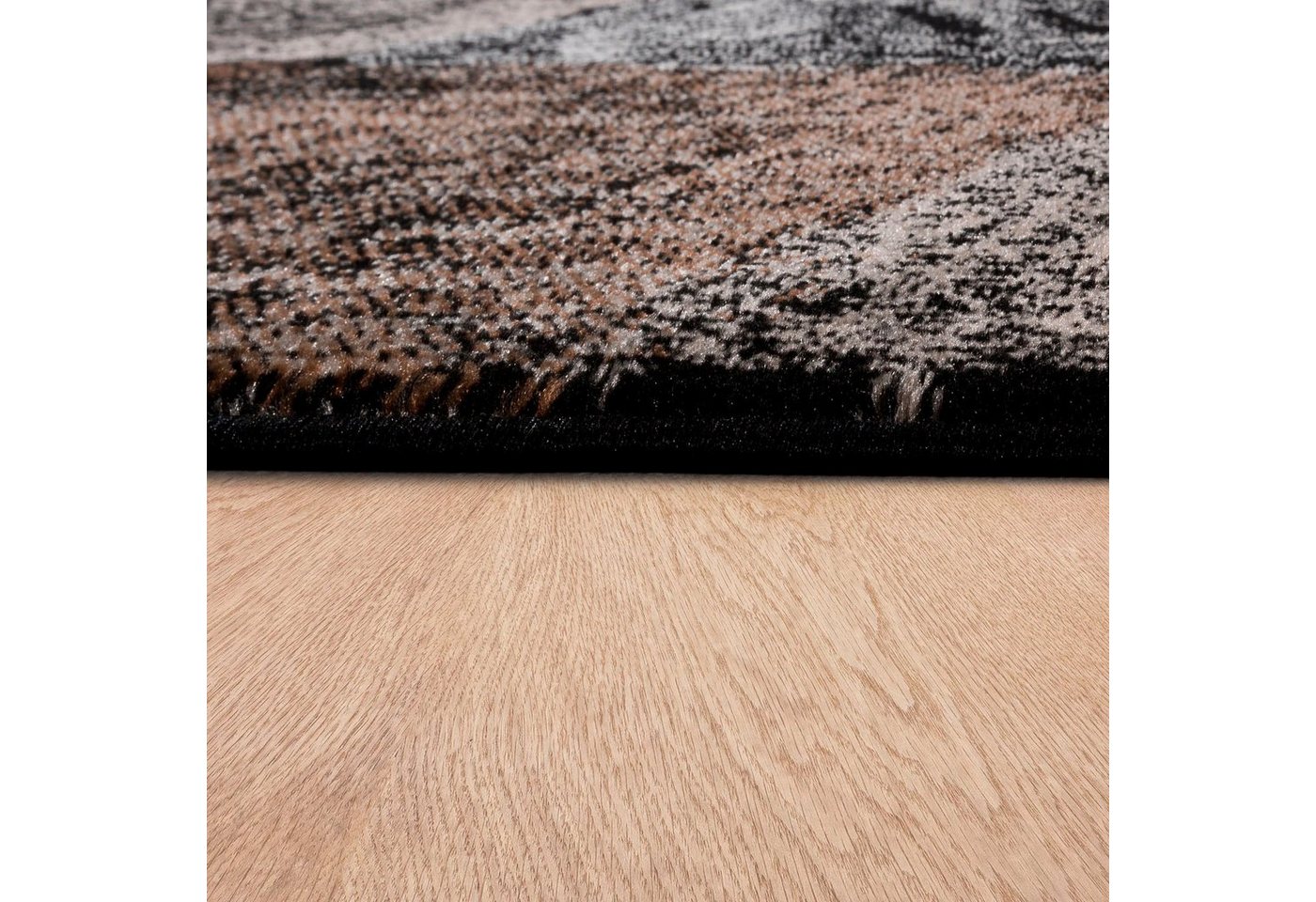 Paco Home Teppich Metro 155, rechteckig, Höhe: 12 mm, Kurzflor, modernes Karo-Muster, ideal im Wohnzimmer & Schlafzimmer – Bild 3 von 5