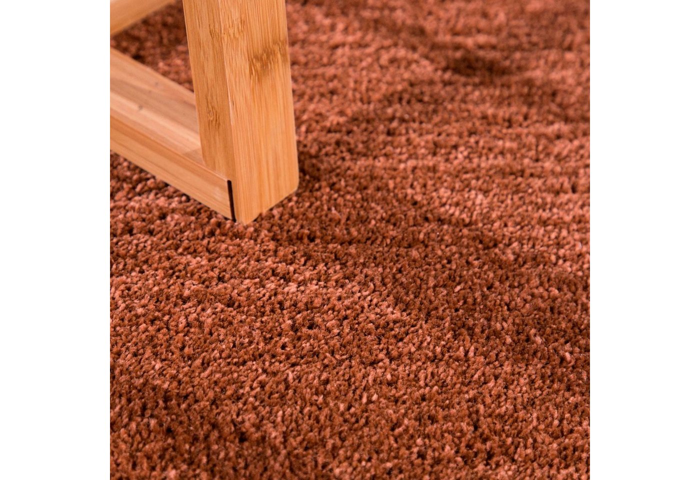 Paco Home Teppich Porto 890, rechteckig, Höhe: 13 mm, Kurzflor, Uni-Farben, ideal im Wohnzimmer & Schlafzimmer – Bild 3 von 5