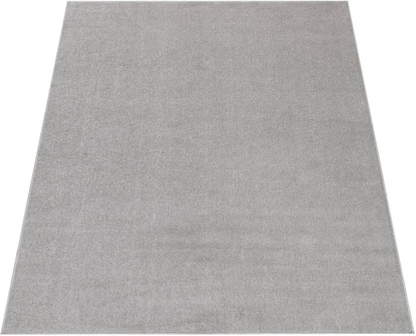 Paco Home Teppich Porto 890, rechteckig, Höhe: 13 mm, Kurzflor, Uni-Farben, ideal im Wohnzimmer & Schlafzimmer – Bild 2 von 5