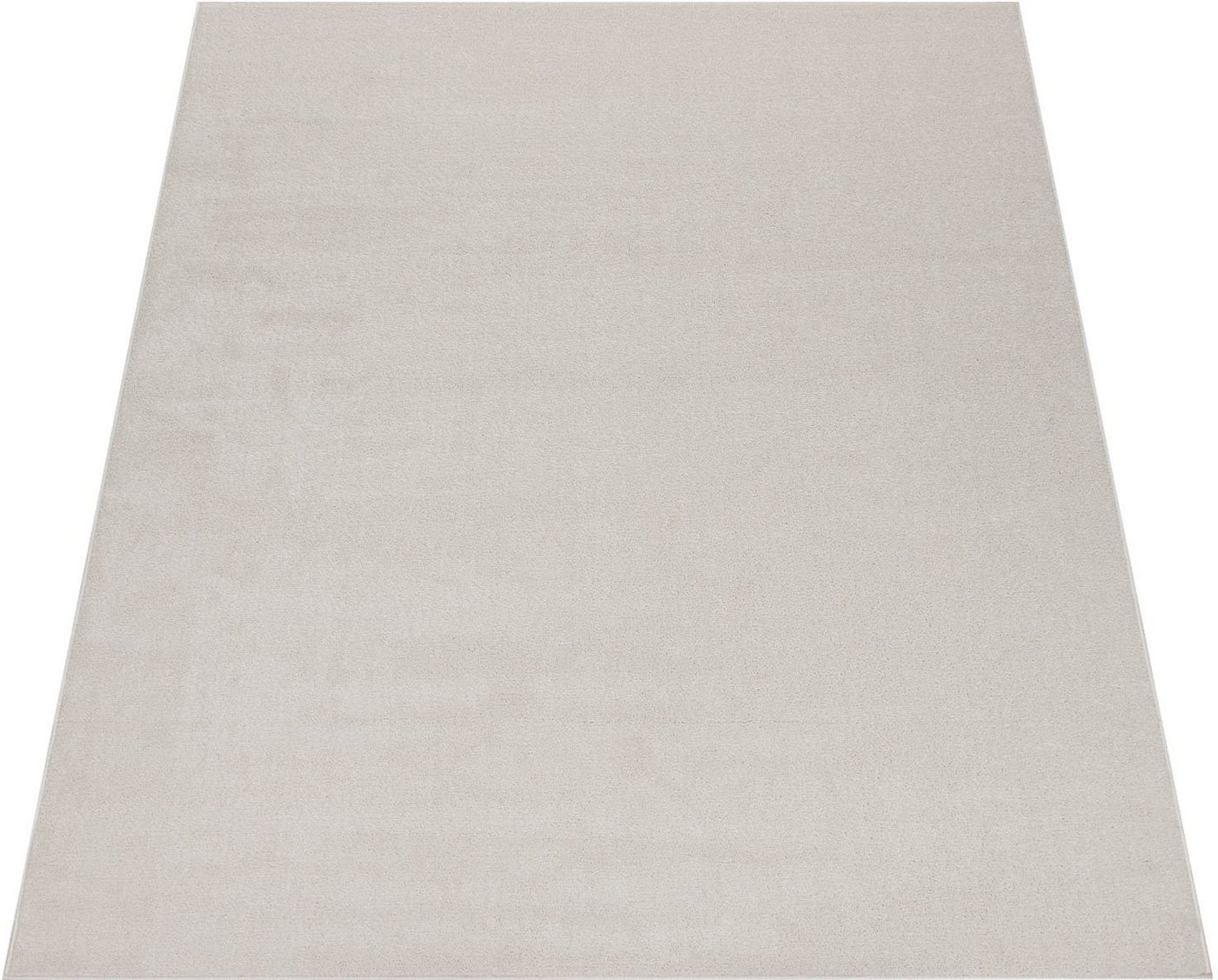 Paco Home Teppich Porto 890, rechteckig, Höhe: 13 mm, Kurzflor, Uni-Farben, ideal im Wohnzimmer & Schlafzimmer – Bild 2 von 5