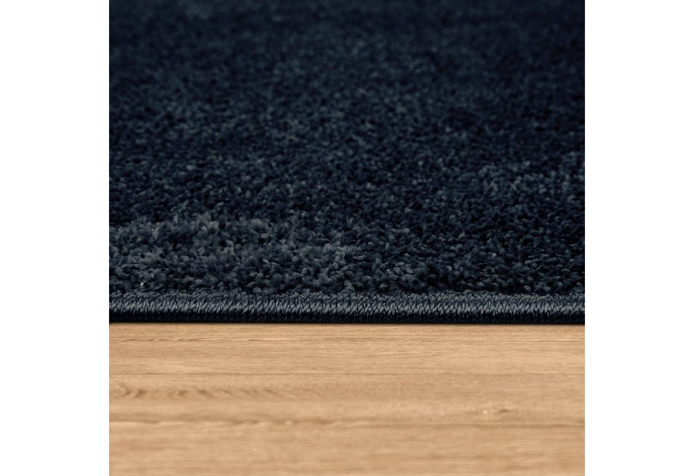 Paco Home Teppich Porto 890, rechteckig, Höhe: 13 mm, Kurzflor, Uni-Farben, ideal im Wohnzimmer & Schlafzimmer – Bild 2 von 5