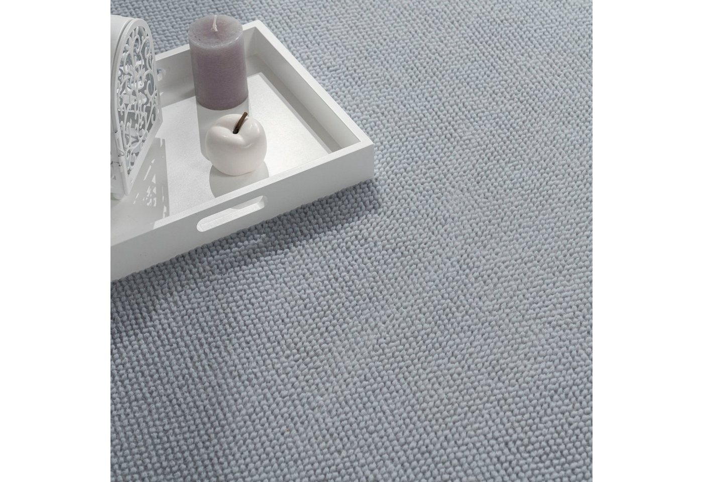 Paco Home Teppich Sevilla 521, rechteckig, Höhe: 16 mm, Kurzflor, Uni Farben, weich & kuschelig, Hoch-Tief Effekt, Wohnzimmer – Bild 5 von 5
