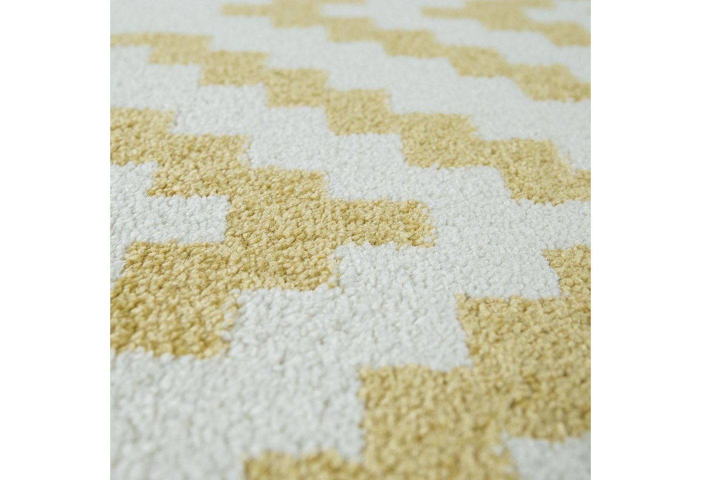 Paco Home Teppich Stella 400, rechteckig, Höhe: 16 mm, Kurzflor, Pastell Farben, Rauten Design, Wohnzimmer – Bild 2 von 5