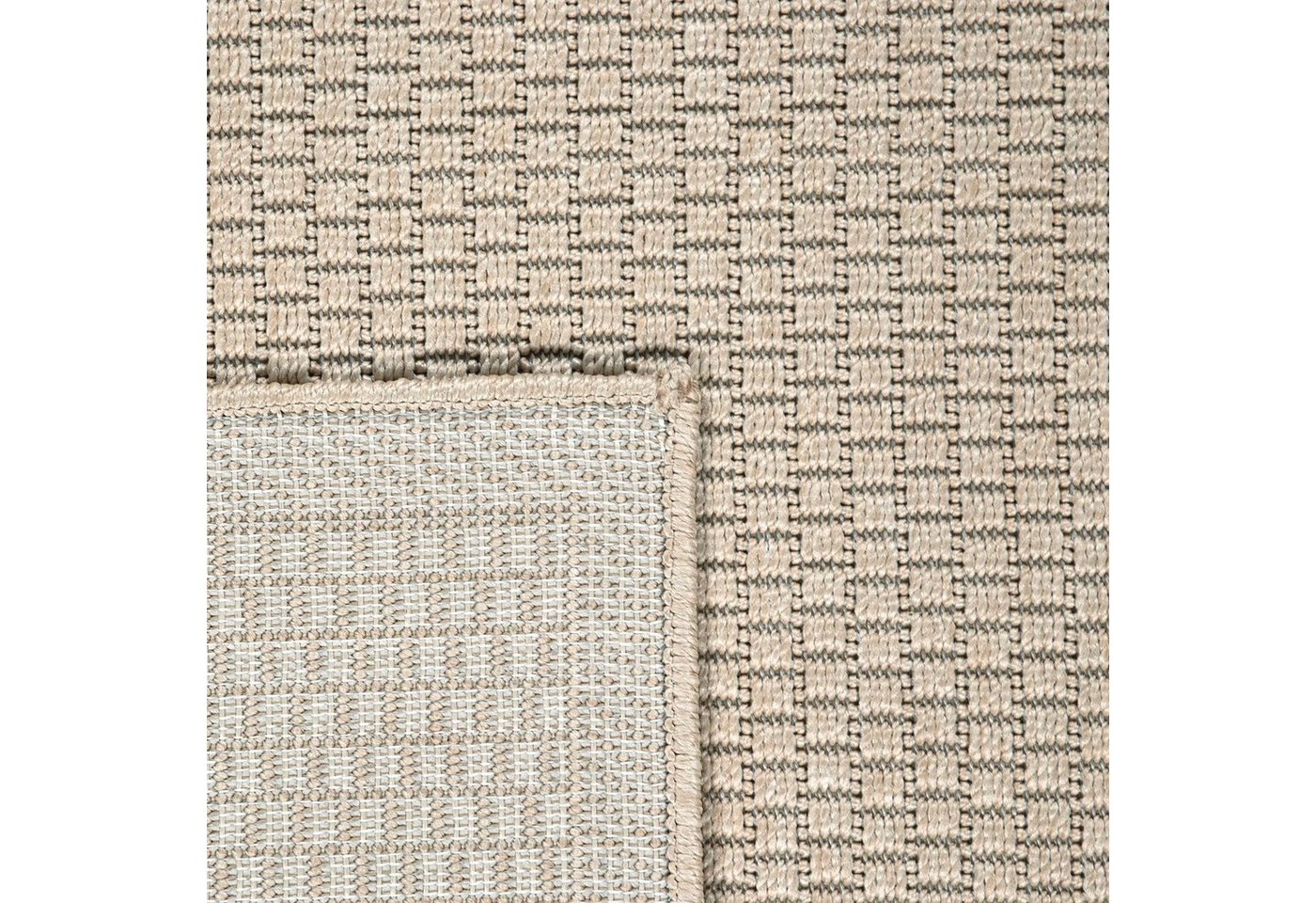 Paco Home Teppich Timber 125, rechteckig, Höhe: 4 mm, Flachgewebe, Sisal Optik, auch als Läufer, In- und Outdoor geeignet – Bild 3 von 5