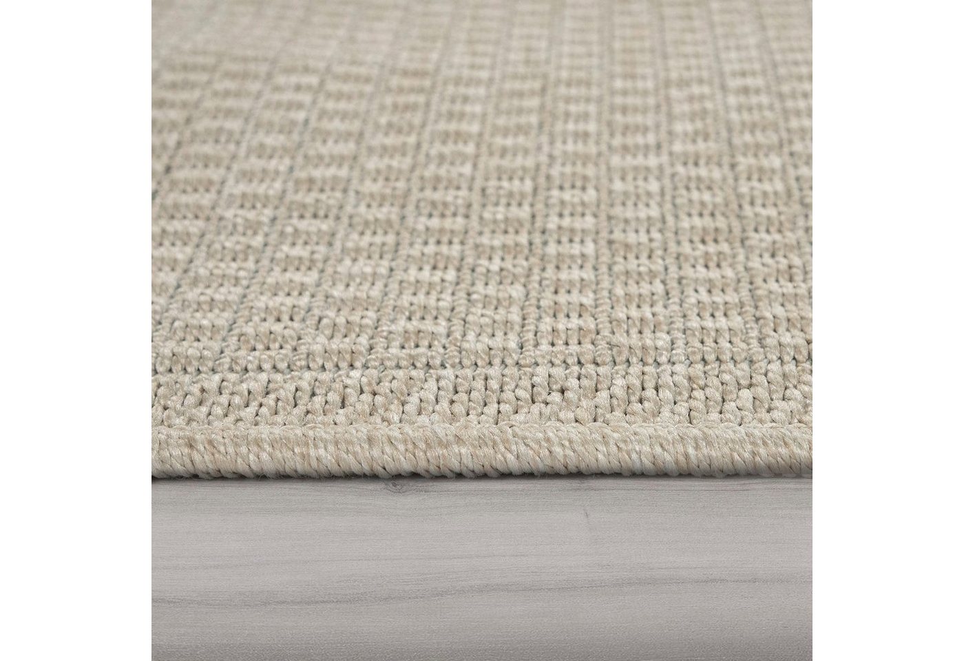 Paco Home Teppich Timber 125, rechteckig, Höhe: 4 mm, Flachgewebe, Sisal Optik, auch als Läufer, In- und Outdoor geeignet – Bild 5 von 5