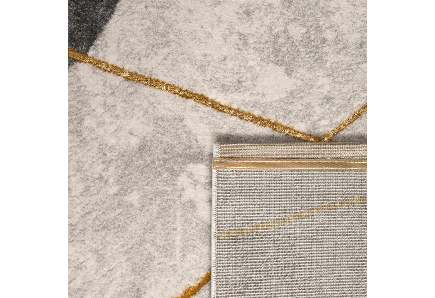 Paco Home Teppich Tuana 217, rechteckig, Höhe: 15 mm, Kurzflor, modernes 3D-Design, Wohnzimmer – Bild 3 von 5