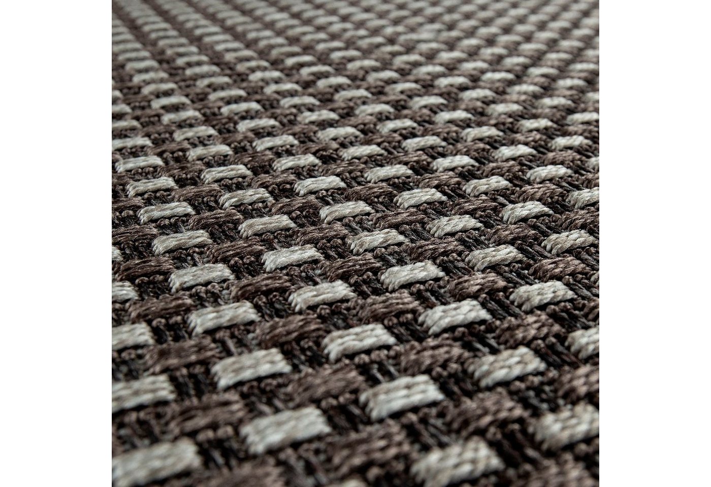 Paco Home Teppich Waregem 622, rechteckig, Höhe: 4 mm, Flachgewebe, Sisal-Optik, In- und Outdoor geeignet, Wohnzimmer – Bild 4 von 5