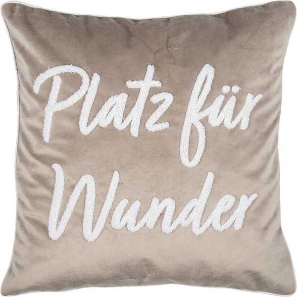 PAD Dekokissen LETTERS, Kissenhülle, Made in Europa, mit Schriftzug, verschiedene Größen, voller Energie und Individualität