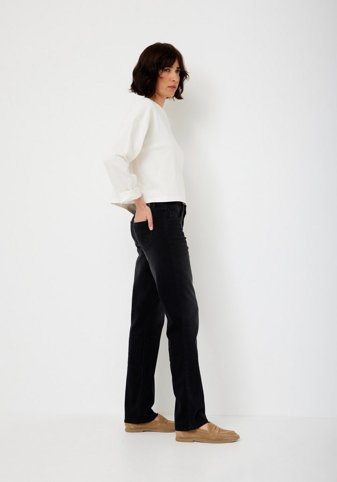 Paddock's Straight-Jeans LARA Hochgeschnittene Relaxed Fit Jeans mit Stretch – Bild 4 von 5