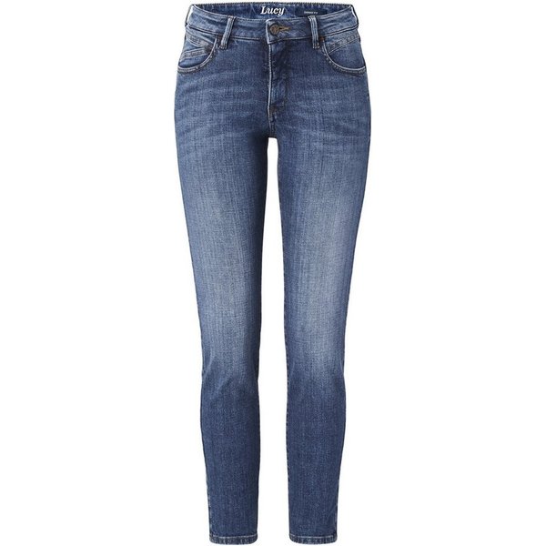 Paddock's Stretch-Jeans PADDOCKS LUCY Saddle Stitch blue dark stone used 60518 6634.4402 -