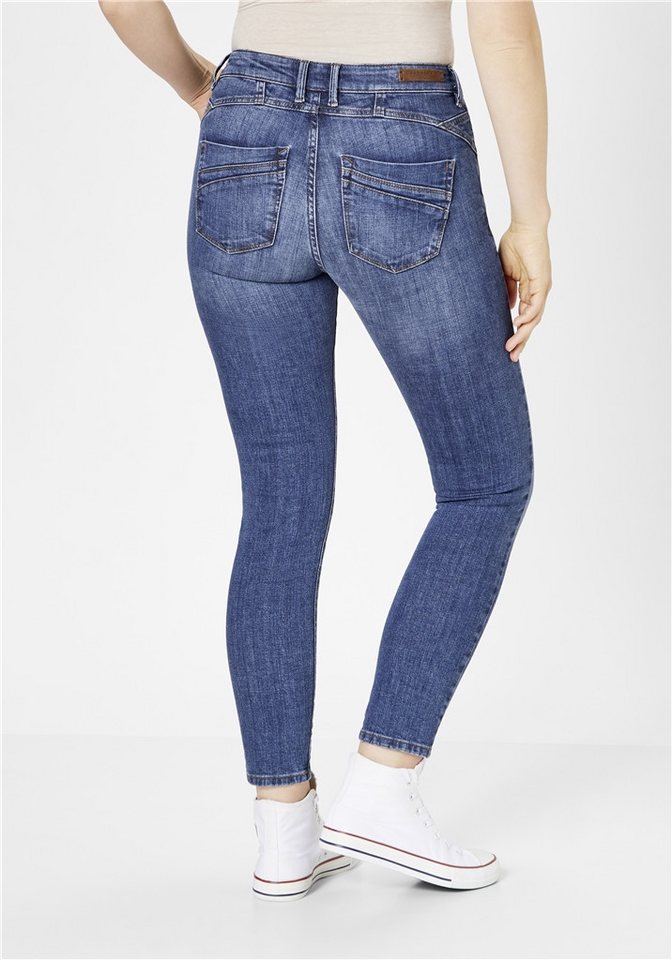 Paddock's Stretch-Jeans PADDOCKS LUCY Saddle Stitch blue dark stone used 60518 6634.4402 - – Bild 4 von 5
