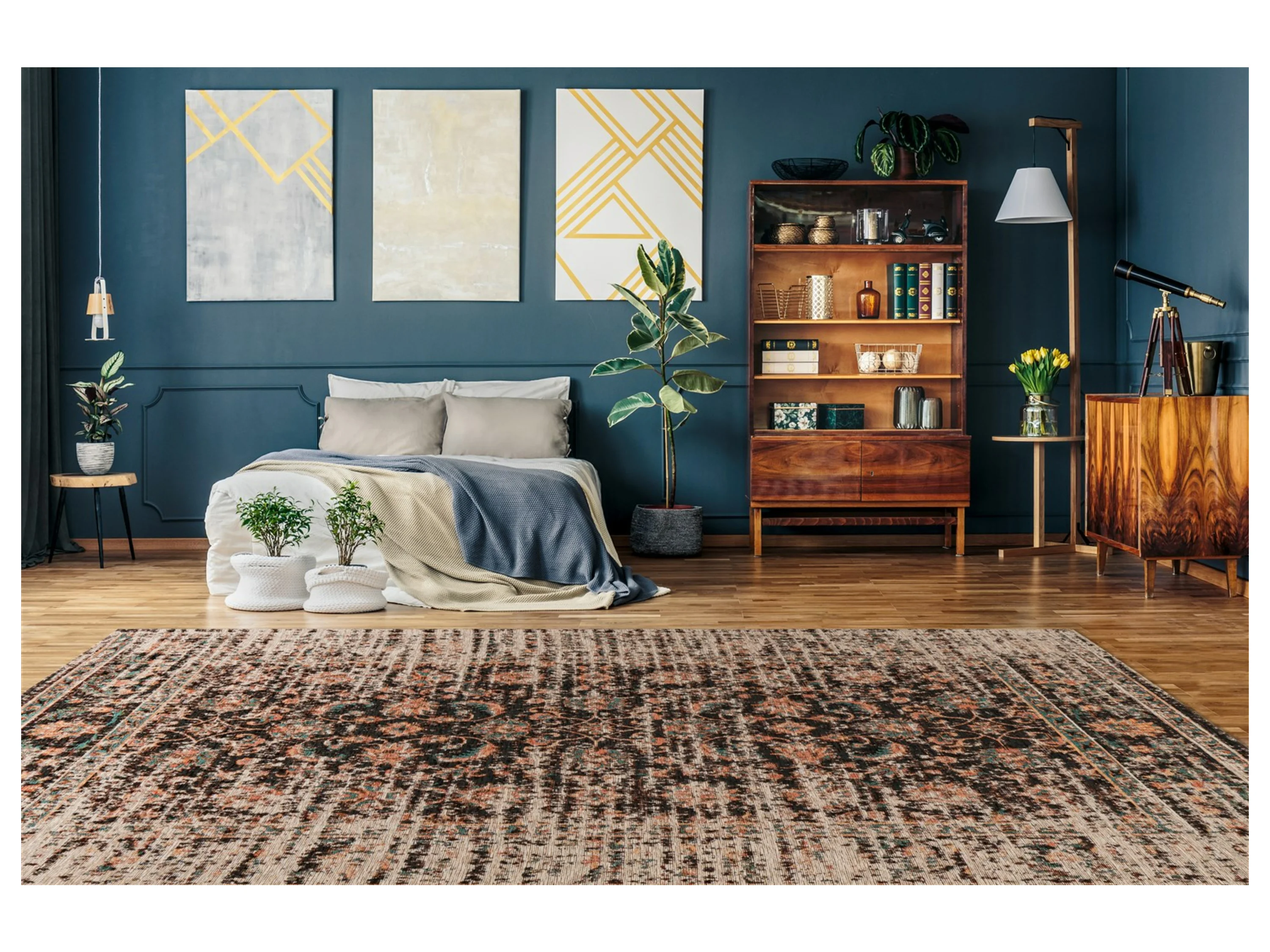 PADIRO Teppich Charme (200, Multi / Rot, 160 x 230 cm) – Bild 2 von 4