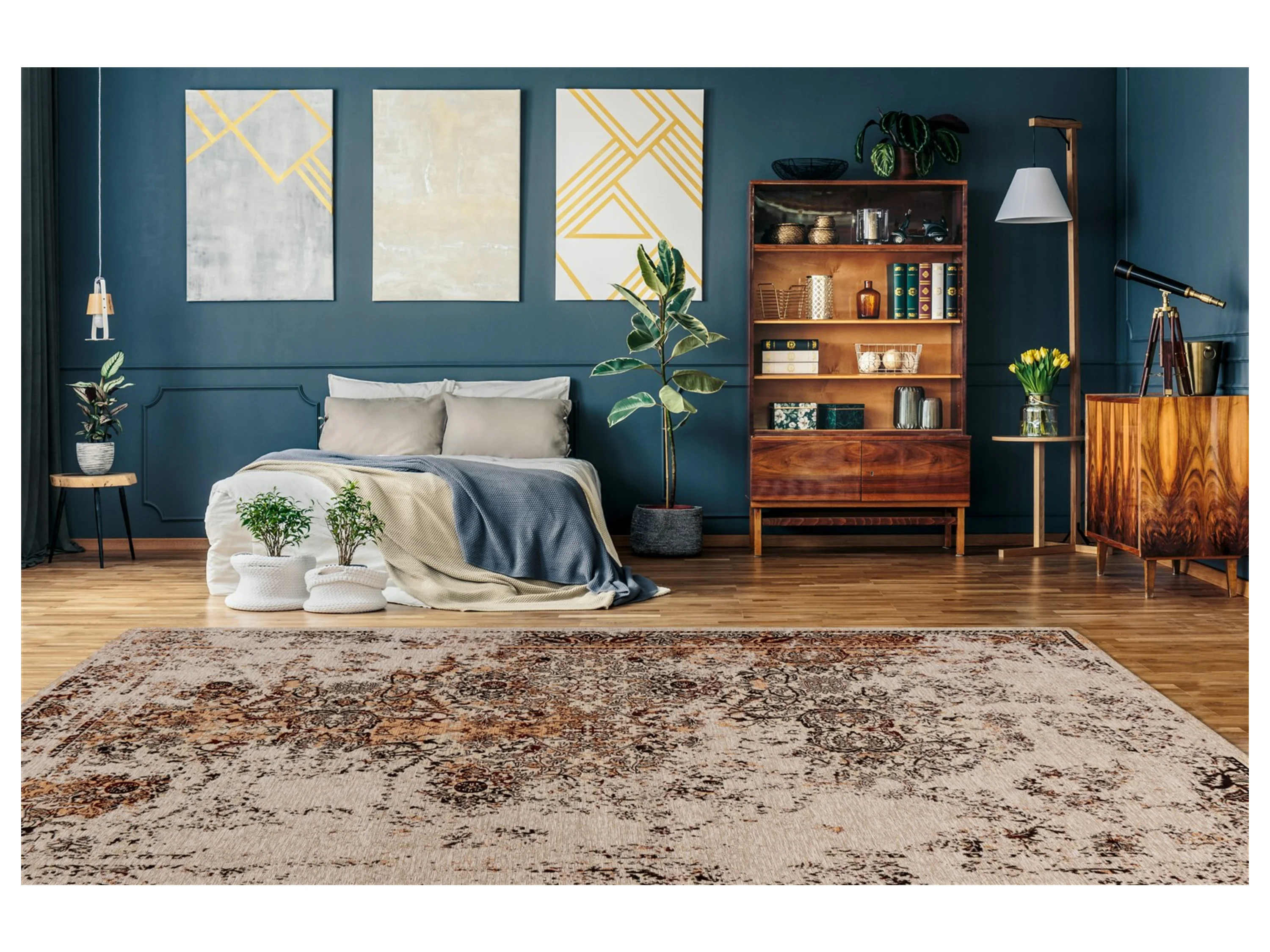 PADIRO Teppich Charme (700, Elfenbein, 80 x 150 cm) – Bild 2 von 4