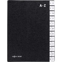 Pagna Pultordner Taben A-Z, 24-teilig schwarz