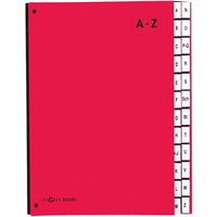 Pagna Pultordner Taben A-Z, 24-teilig rot