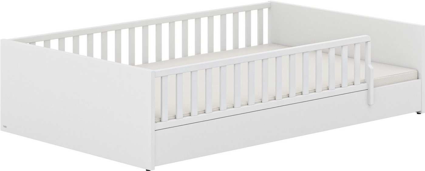 PAIDI Kinderbett LITTLE FLO, vom Baby bis zum Teeni, in mehreren Farben und Breiten (Breite/Länge: 90x200cm + 120X200cm +140x200cm), umbaubar zum Kinder- oder J – Bild 4 von 5