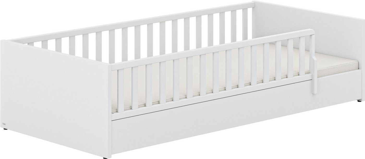 PAIDI Kinderbett LITTLE FLO, vom Baby bis zum Teeni, in mehreren Farben und Breiten (Breite/Länge: 90x200cm + 120X200cm +140x200cm), umbaubar zum Kinder- oder J – Bild 3 von 5