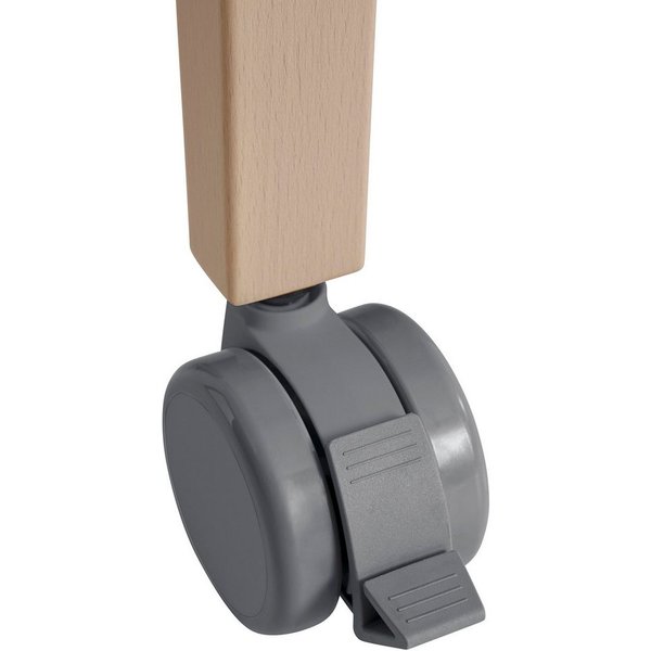 PAIDI Möbelrolle Rollensatz Beistellbett, 4er Pack feststellbar
