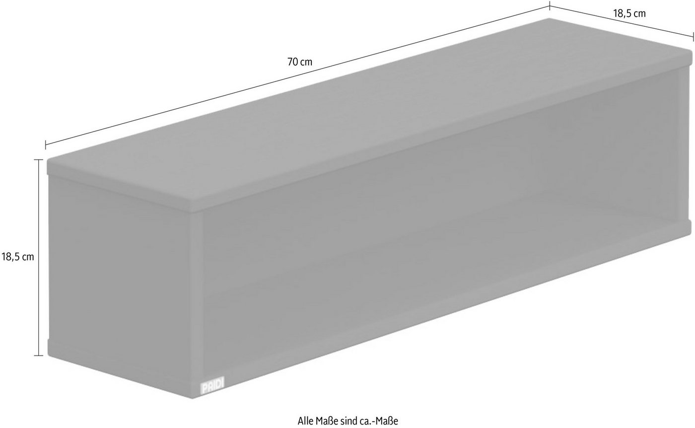 PAIDI Wandregal Wandbox Breit, viele Farbvarianten – Bild 5 von 5