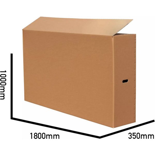 Paket.ag Versandkarton Stabiler E-Bike Karton(180 x 35 x 100cm, 2-wellig)Großer Fahrradkarton